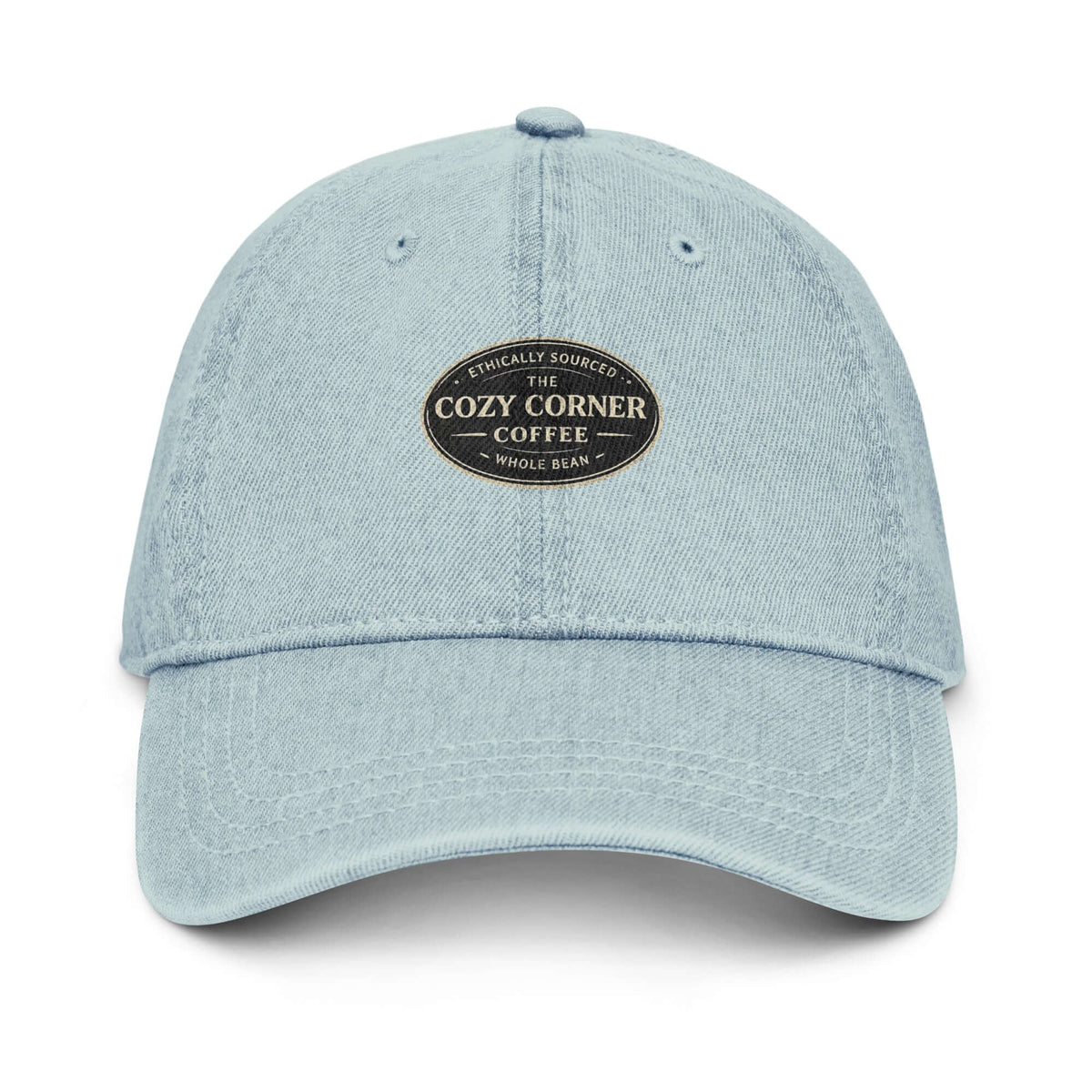 Lightweight denim baseball haty
