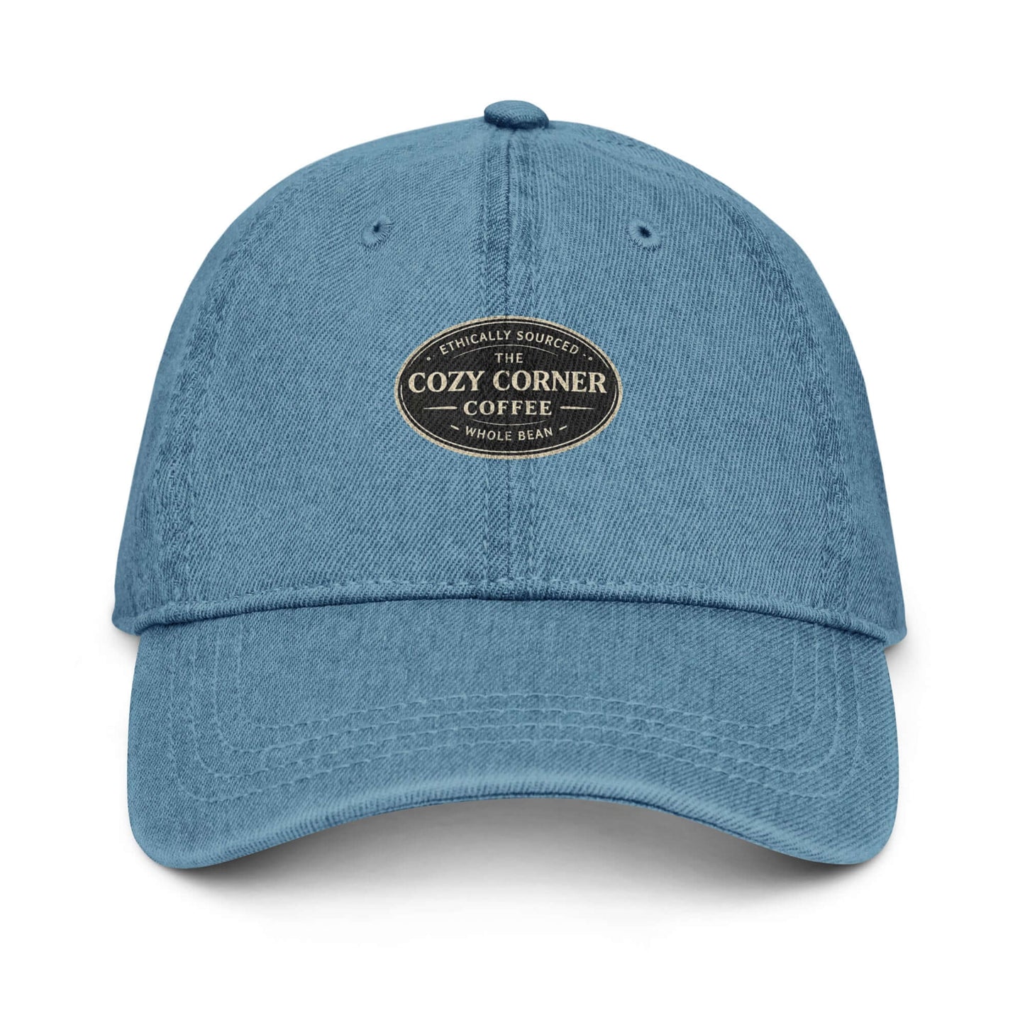 Lightweight denim baseball haty