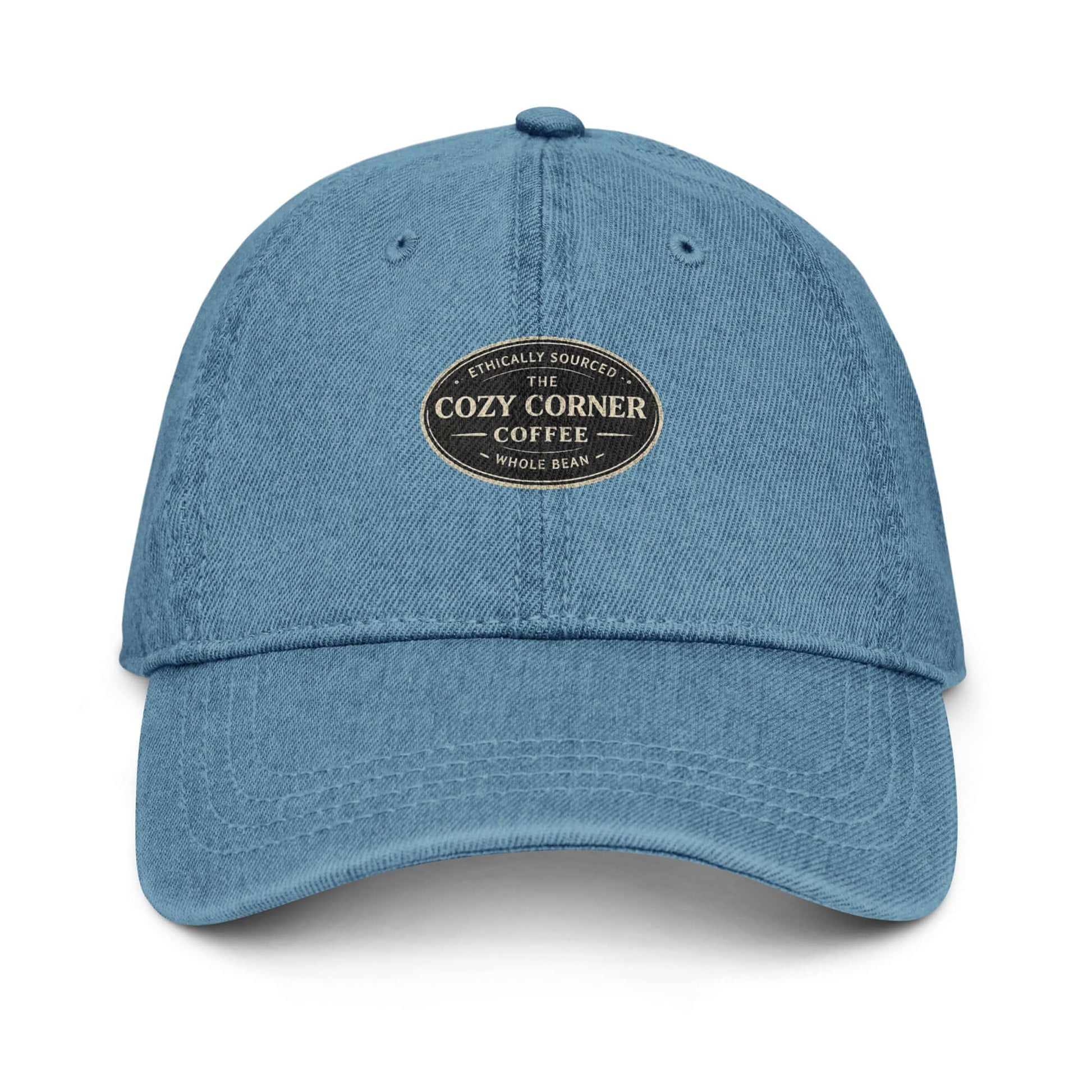 Lightweight denim baseball haty