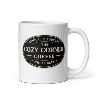 ceramic White Glossy Mug for drinking